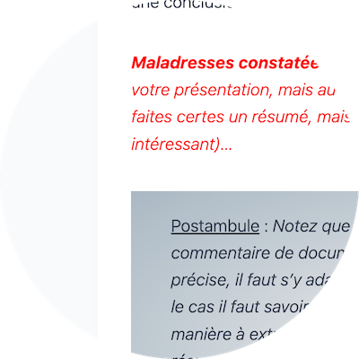 Analyser et commenter un document